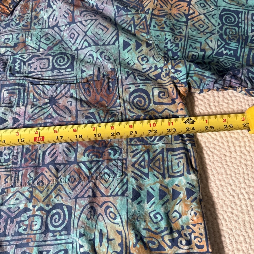 Rum Reggae Shirt Men XL Hawaiian Aloha Colorful Short Sleeve - Picture 6 of 8
